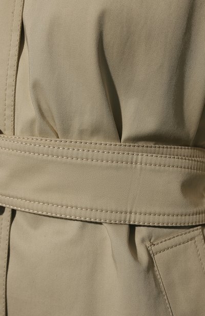 Хлопковый тренч MIU MIU, арт. MS1892-1GQS-F0224, фото 5