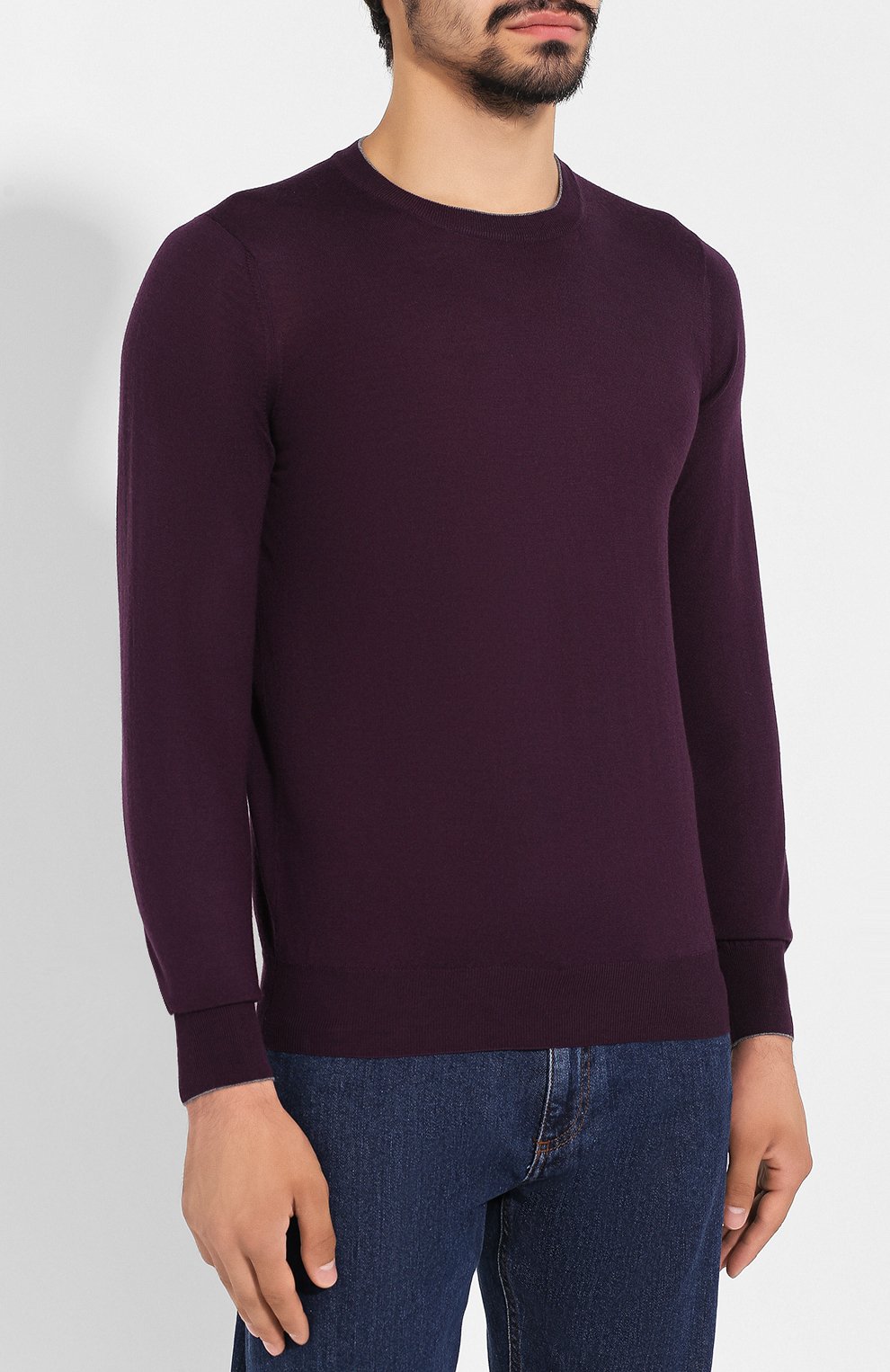 Джемпер из  шерсти и кашемира BRUNELLO CUCINELLI, арт. M2400100, фото 3