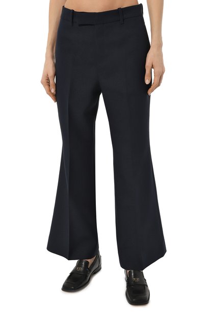 Брюки GUCCI темно-синего цвета по цене 93600 руб., арт. 627868 Z798C, фото 3 Брюки GUCCI, арт. 627868 Z798C, фото 3