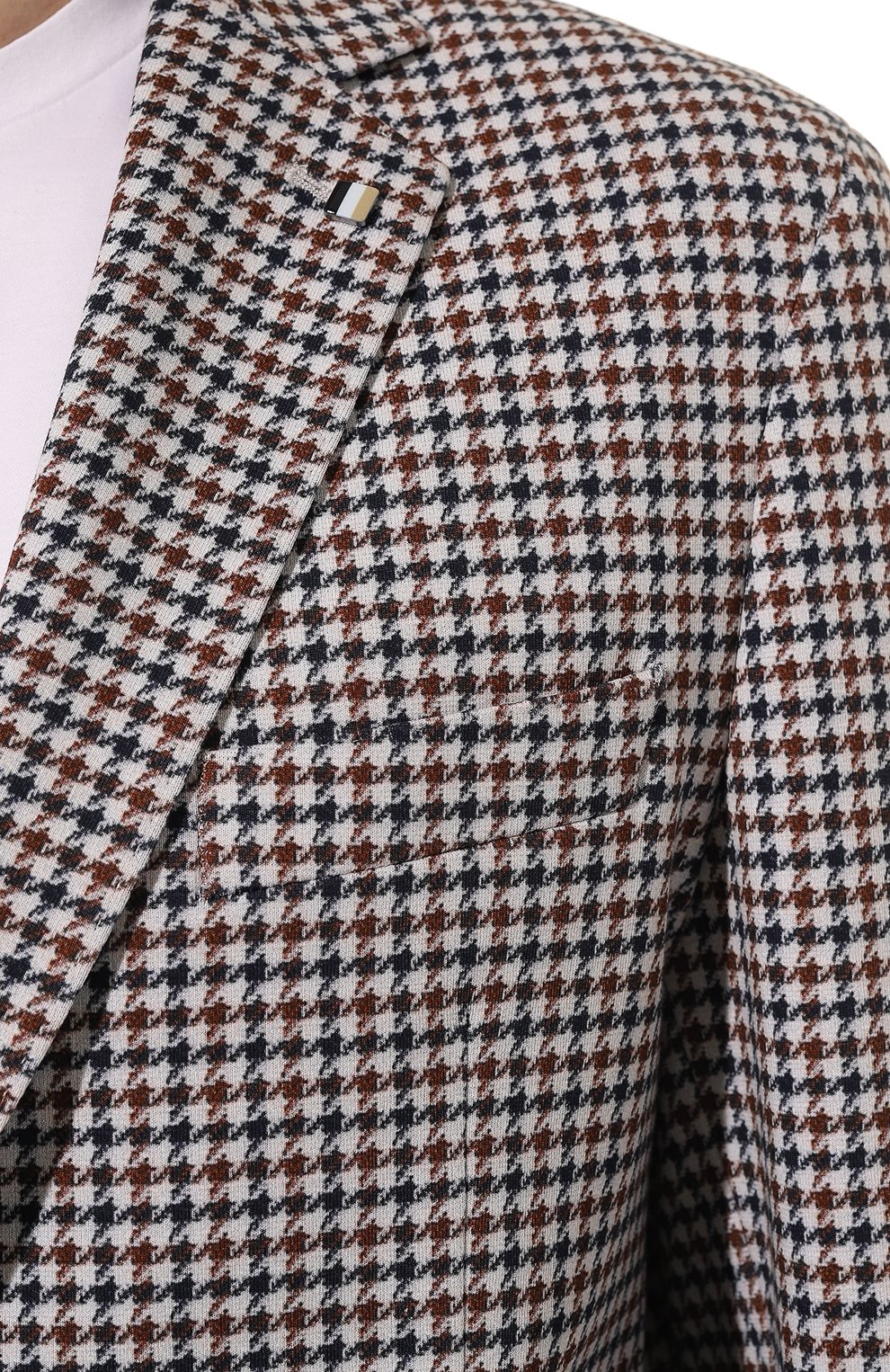 Хлопковый пиджак BOSS, арт. 50484784, фото 5