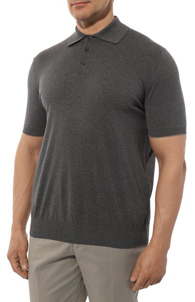 Хлопковое поло BRUNELLO CUCINELLI, арт. M29800125, фото 3