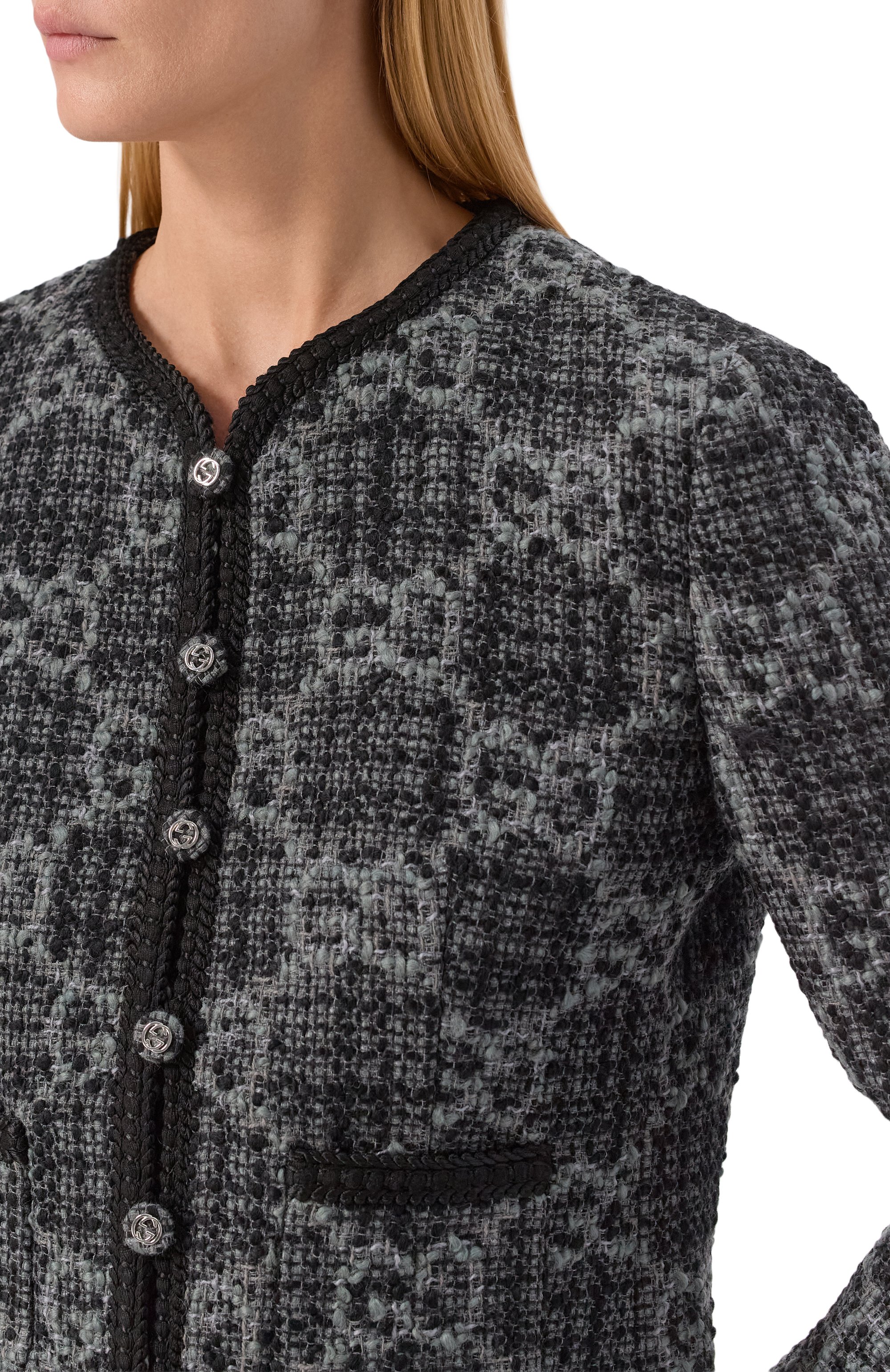 Твидовый жакет GUCCI, арт. 761164/ZAPA4, фото 5