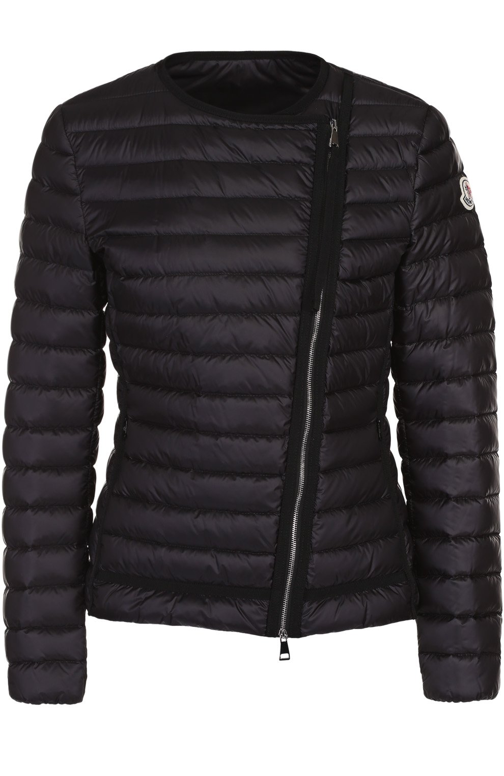 Стеганый приталенный пуховик с косой молнией MONCLER, арт. C1-093-45904-99-53048, фото 1