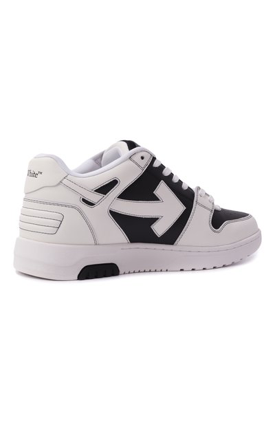Кожаные кеды out of office OFF-WHITE, арт. 0MIA189C99LEA015, фото 5
