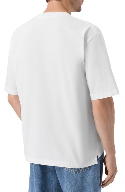 Хлопковая футболка DSQUARED2 белого цвета по цене 38700 руб., арт. S74GD1605/D20033, фото 4 Хлопковая футболка DSQUARED2, арт. S74GD1605/D20033, фото 4
