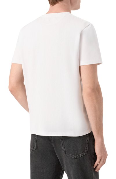 Хлопковая футболка SAINT LAURENT, арт. 861693/Y38AK, фото 4