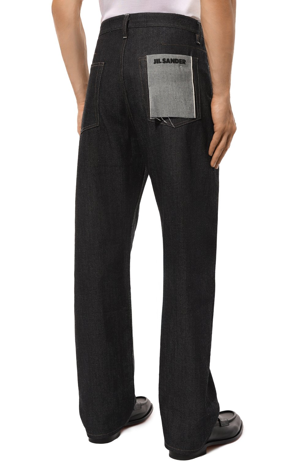 Джинсы JIL SANDER темно-синего цвета по цене 84150 руб., арт. J23KA0102/J45041, фото 4 Джинсы JIL SANDER, арт. J23KA0102/J45041, фото 4