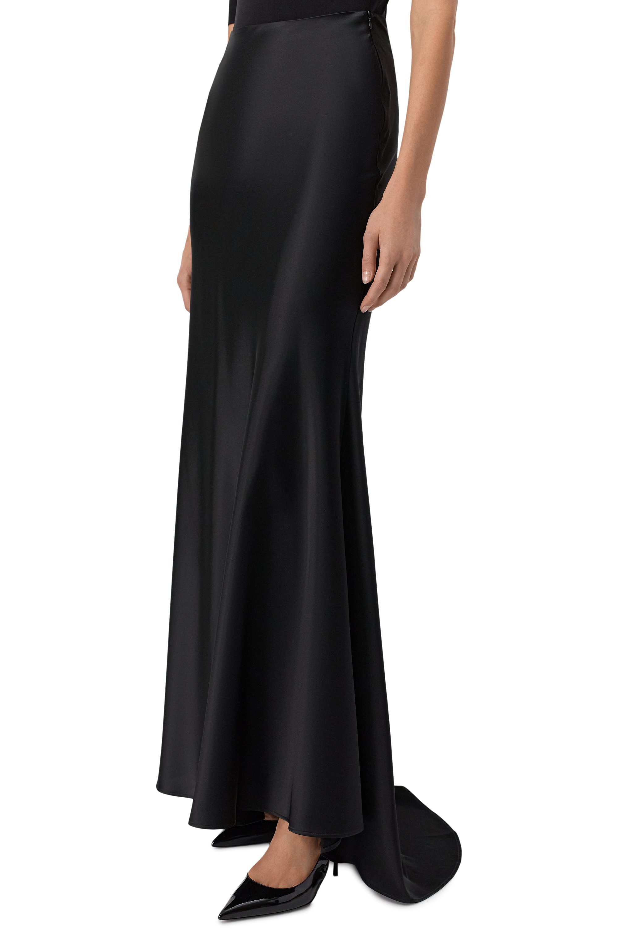 Атласная юбка KITON, арт. D54221K04S4607, фото 3