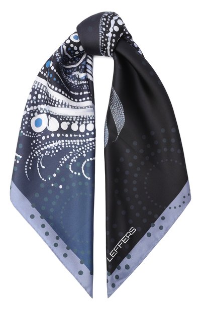 Женский шелковый платок indigo LEFFERS, арт. 41.52.3.17.06