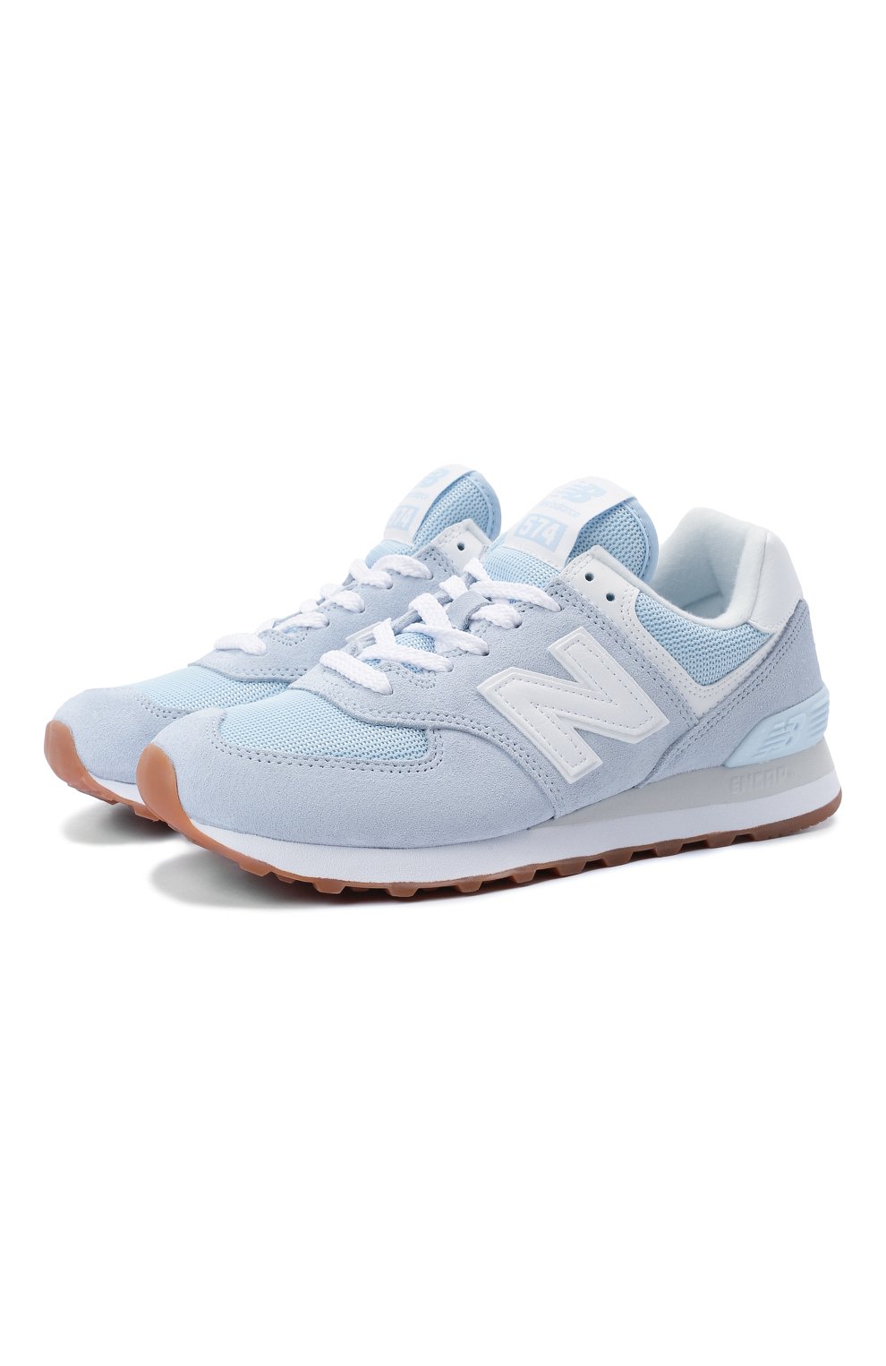 Комбинированные кроссовки 574 classic NEW BALANCE, арт. WL574PE2/B, фото 1
