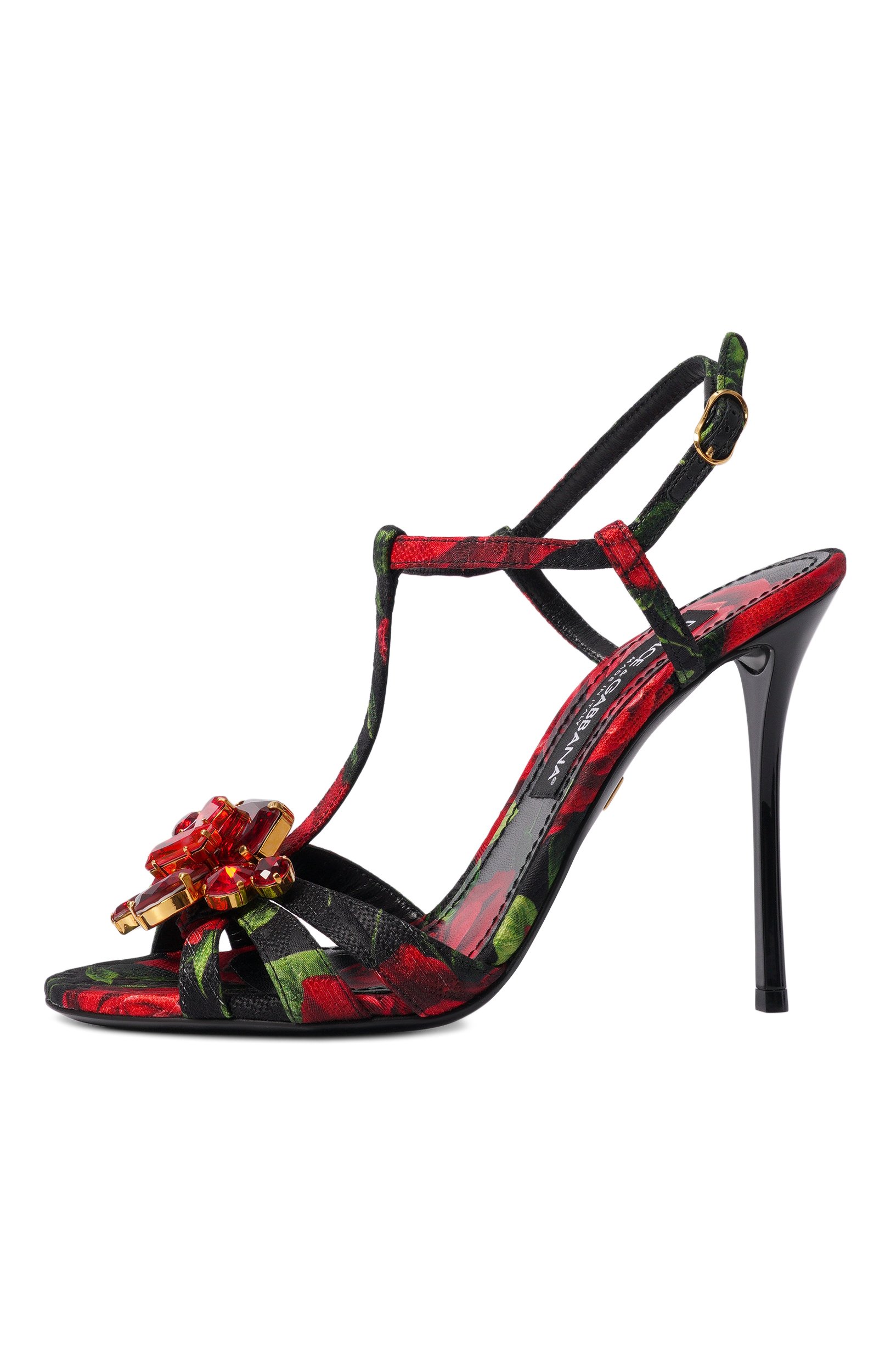 Текстильные босоножки keira 2.0 105 DOLCE & GABBANA разноцветного цвета по цене 182000 руб., арт. CR1959/A0745, фото 4 Текстильные босоножки keira 2.0 105 DOLCE & GABBANA, арт. CR1959/A0745, фото 4