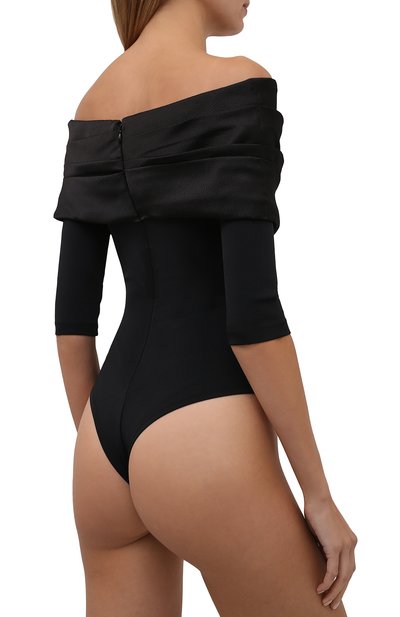 Боди SOLACE LONDON черного цвета по цене 26300 руб., арт. 0S30039, фото 4 Боди SOLACE LONDON, арт. 0S30039, фото 4