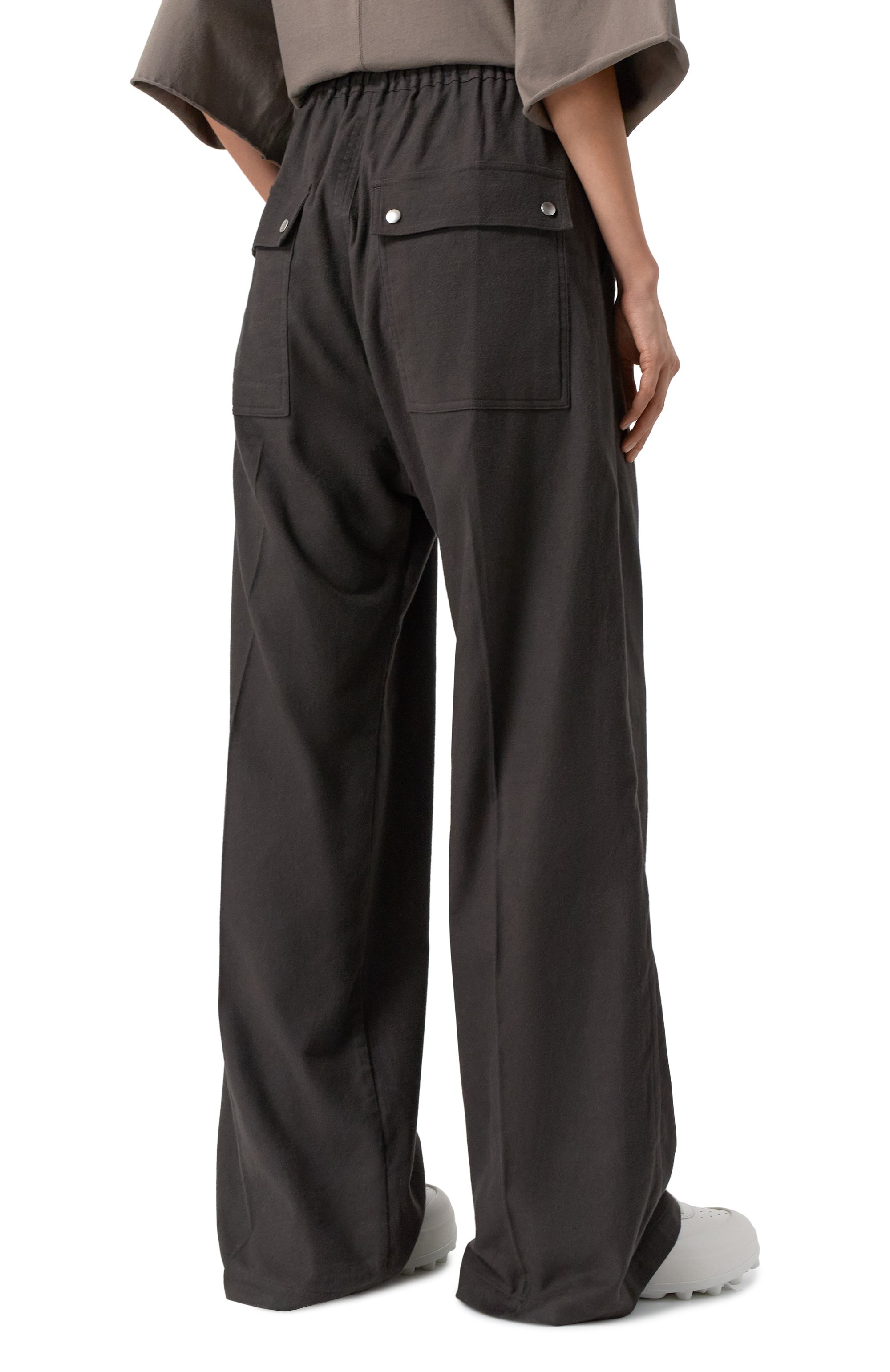 Хлопковые брюки RICK OWENS, арт. RP02D3361/FL, фото 4