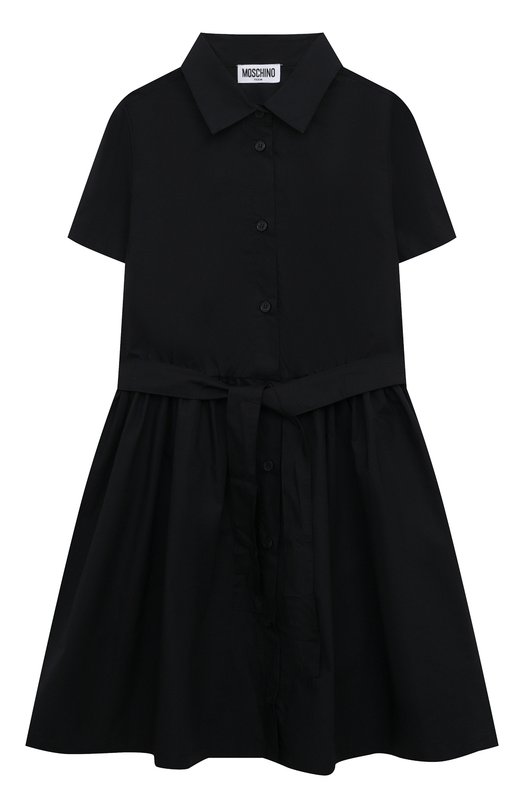 

Хлопковое платье Moschino, Чёрный
