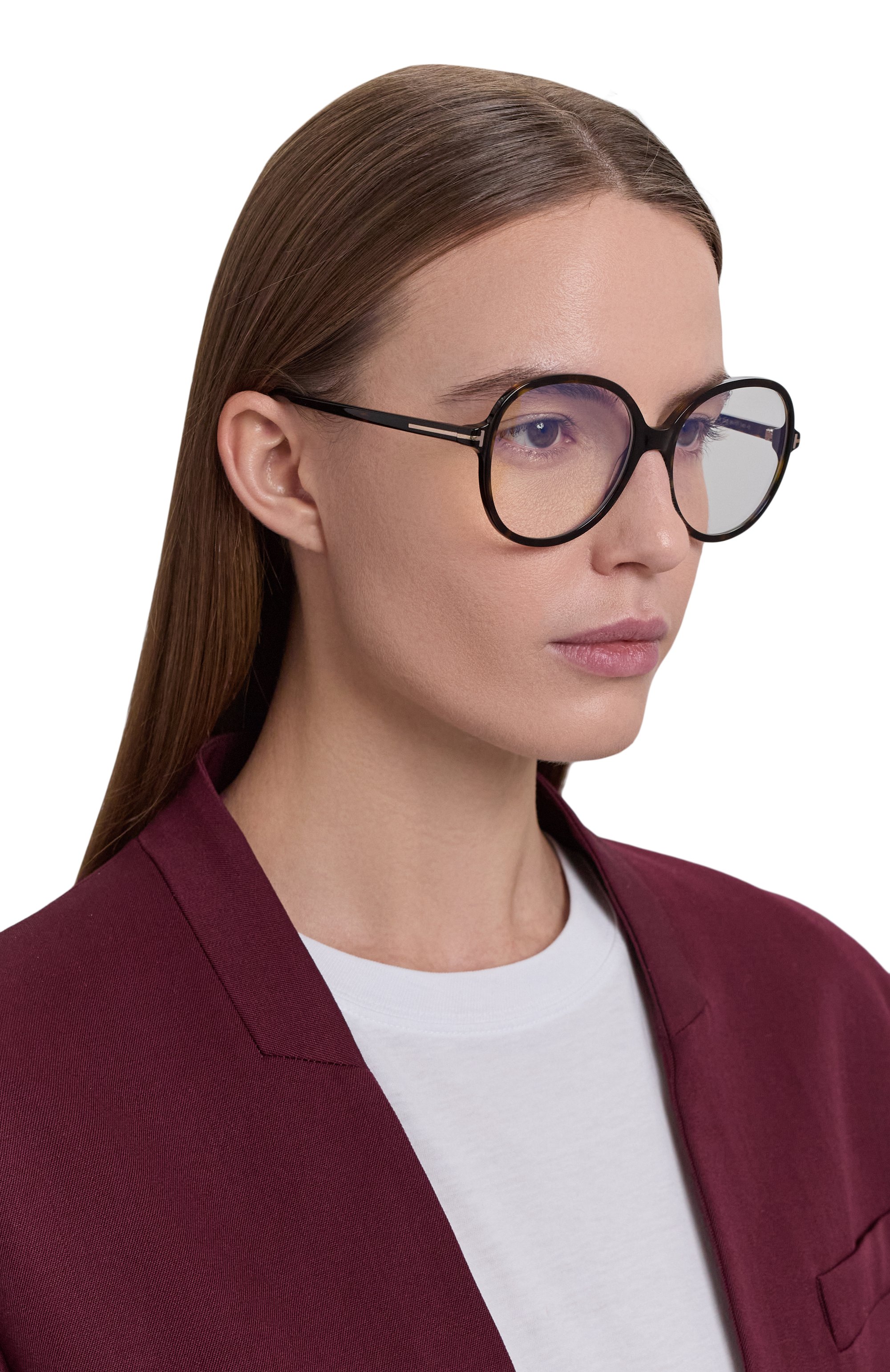 Оправа TOM FORD коричневого цвета по цене 39750 руб., арт. TF6090-B 052, фото 2 Оправа TOM FORD, арт. TF6090-B 052, фото 2