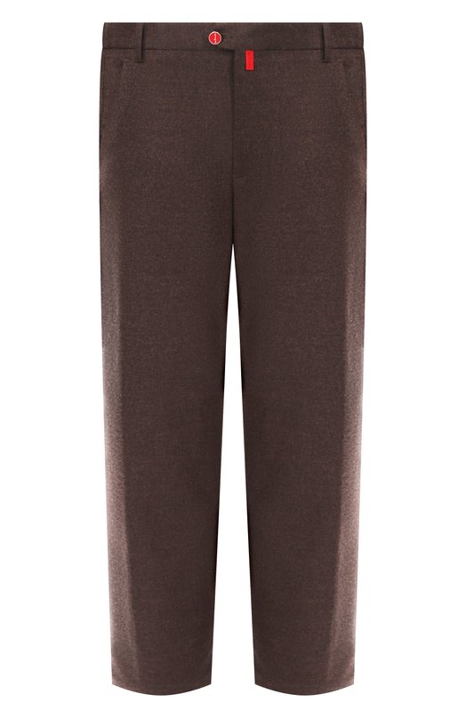 Шерстяные брюки Kiton UFPPERK0124G07 Коричневый UFPPERK0124G07