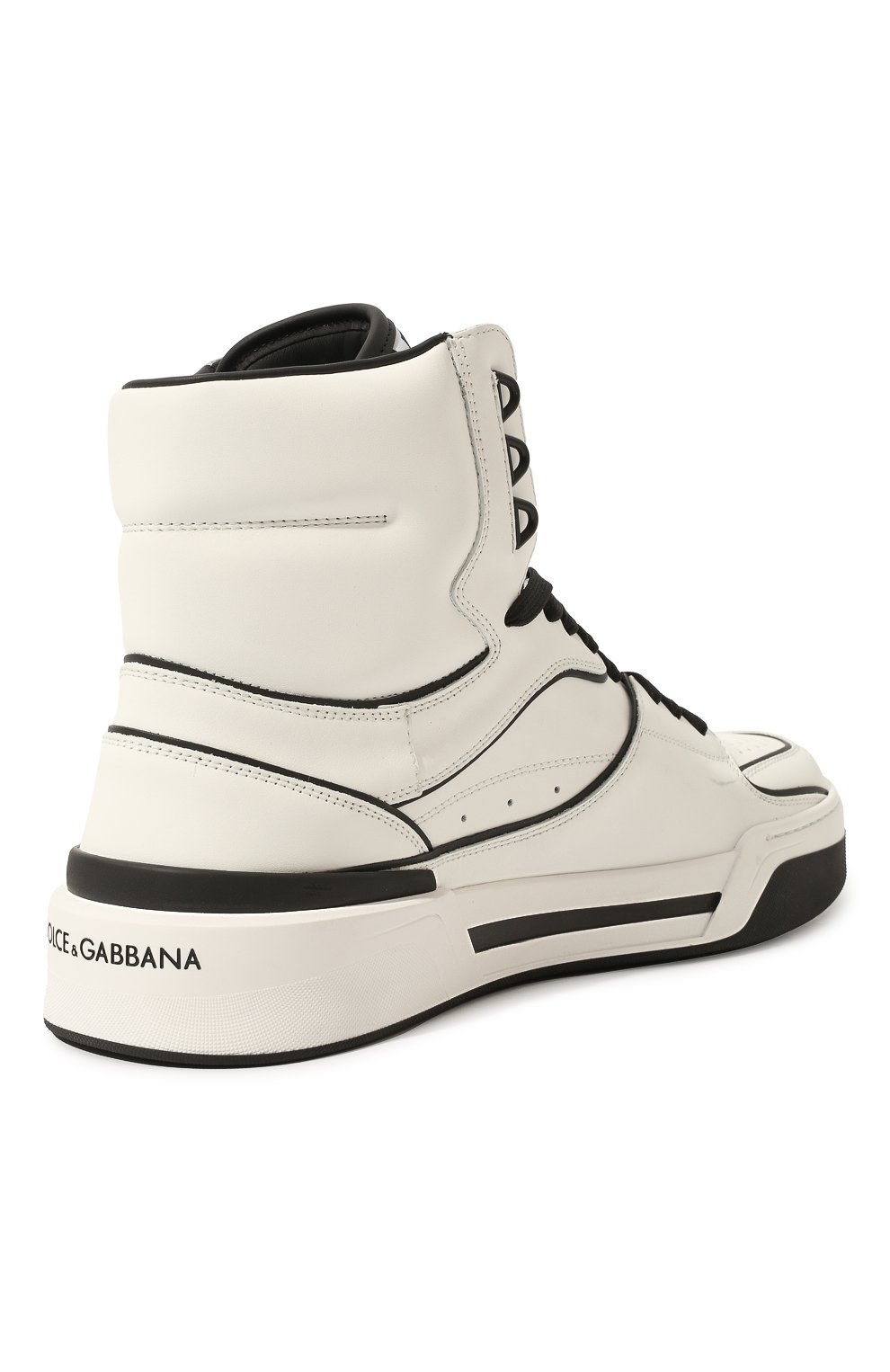 Кожаные кеды new roma DOLCE & GABBANA, арт. CS2037/AY965, фото 3