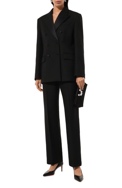 Кожаные туфли SANTONI черного цвета по цене 79150 руб., арт. WDLG70946HI2NSZA, фото 2 Кожаные туфли SANTONI, арт. WDLG70946HI2NSZA, фото 2