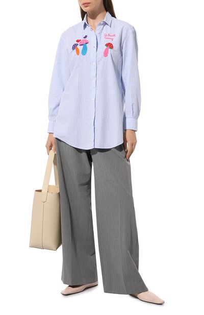 Хлопковая рубашка MC2 SAINT BARTH, арт. STBW/BRIGITTE/05354D, фото 2