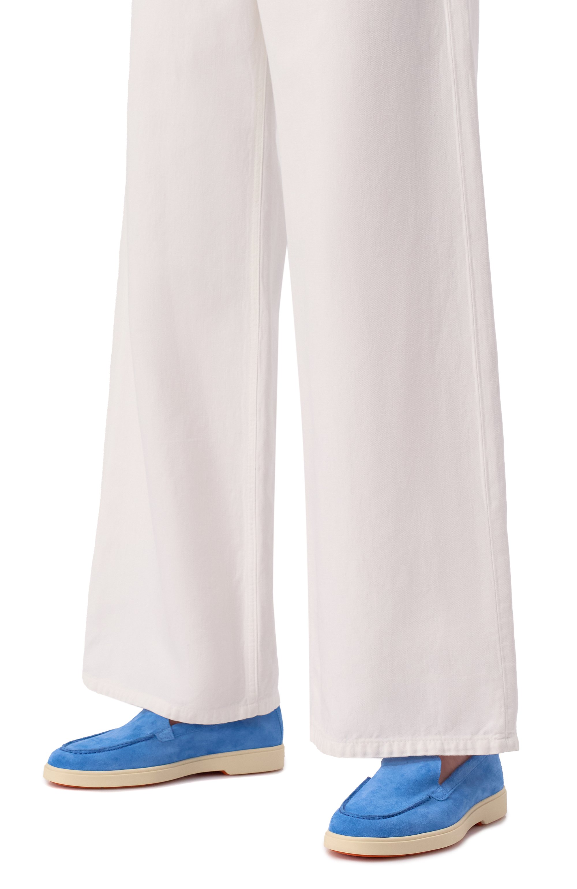 Замшевые лоферы SANTONI, арт. WUYG58856TISNPYL, фото 3