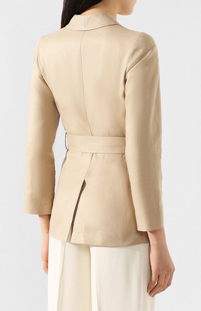 Льняной жакет EMPORIO ARMANI, арт. 5NG24T/52012, фото 4