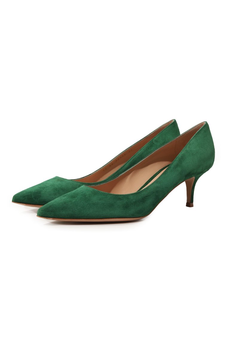 Замшевые туфли gianvito 55 GIANVITO ROSSI, арт. G20336.55RIC.CAMLEAF, фото 1