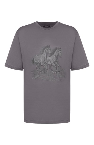 Мужская хлопковая футболка STEFANO RICCI, арт. MNH6205360/TE001