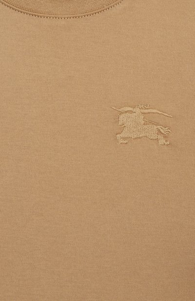 Хлопковая футболка BURBERRY, арт. 8108848, фото 3