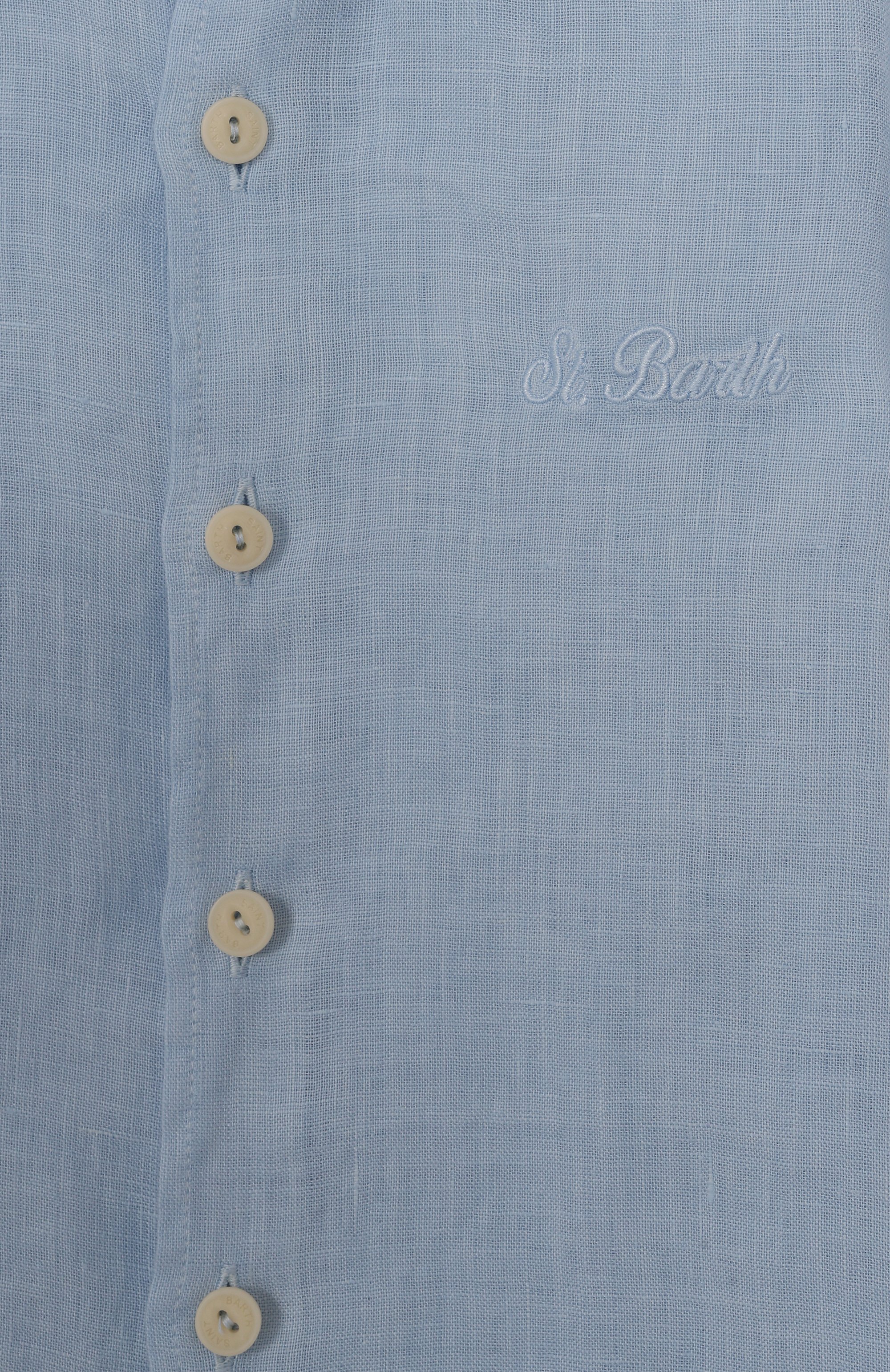 Льняная рубашка MC2 SAINT BARTH, арт. STBK AGNES/AGN0001/01524F, фото 3