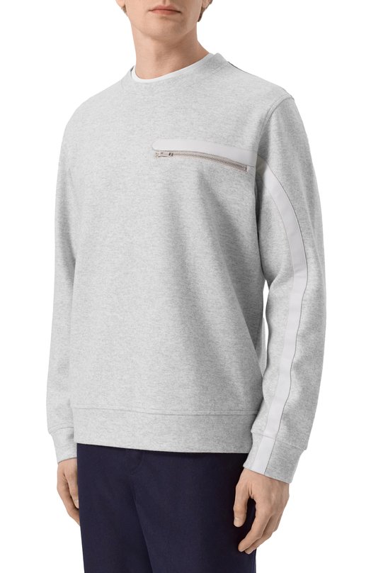 Свитшот из шерсти и кашемира MVST M25.1PM.H001/15951 Серый  M25.1PM.H001/15951 Фото 3