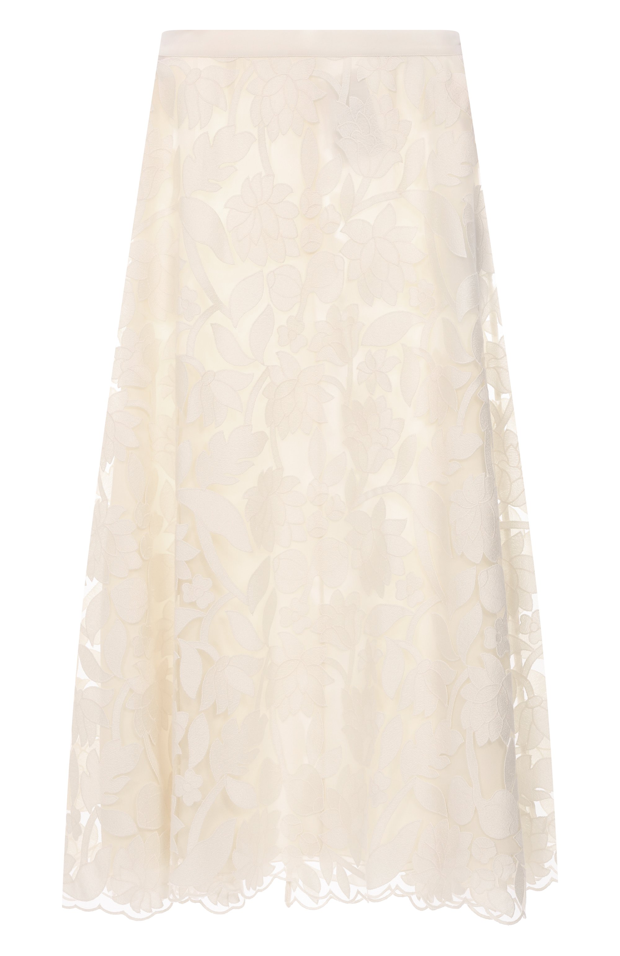 Юбка ELIE SAAB кремового цвета по цене 226500 руб., арт. SK120, фото 1 Юбка ELIE SAAB, арт. SK120, фото 1