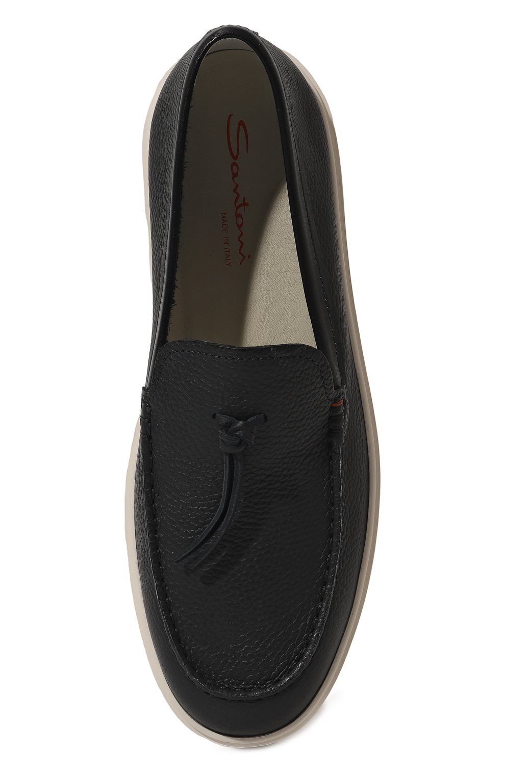 Кожаные слипоны SANTONI, арт. MBCD21439BARCSB4U55, фото 6