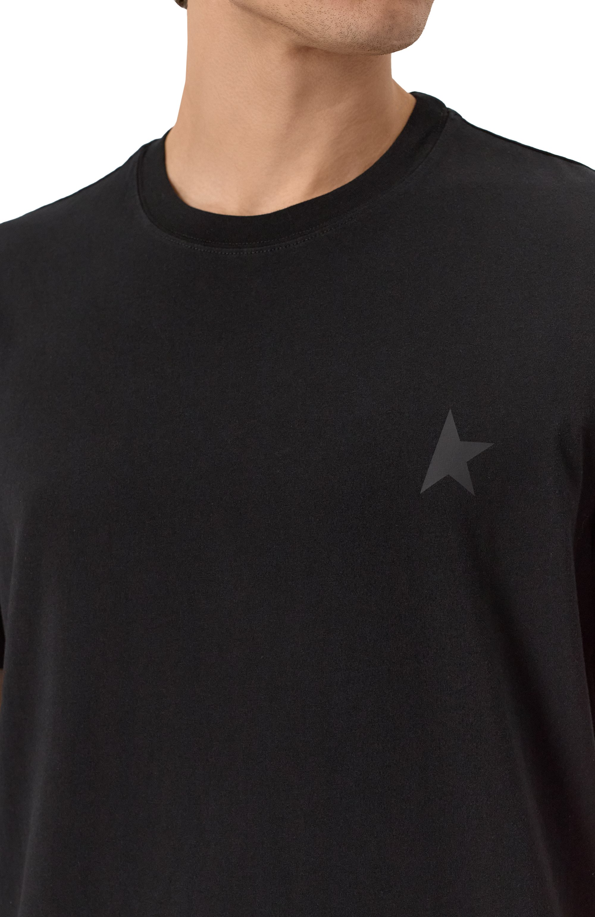 Хлопковая футболка GOLDEN GOOSE DELUXE BRAND, арт. GMP01220.P000593, фото 5