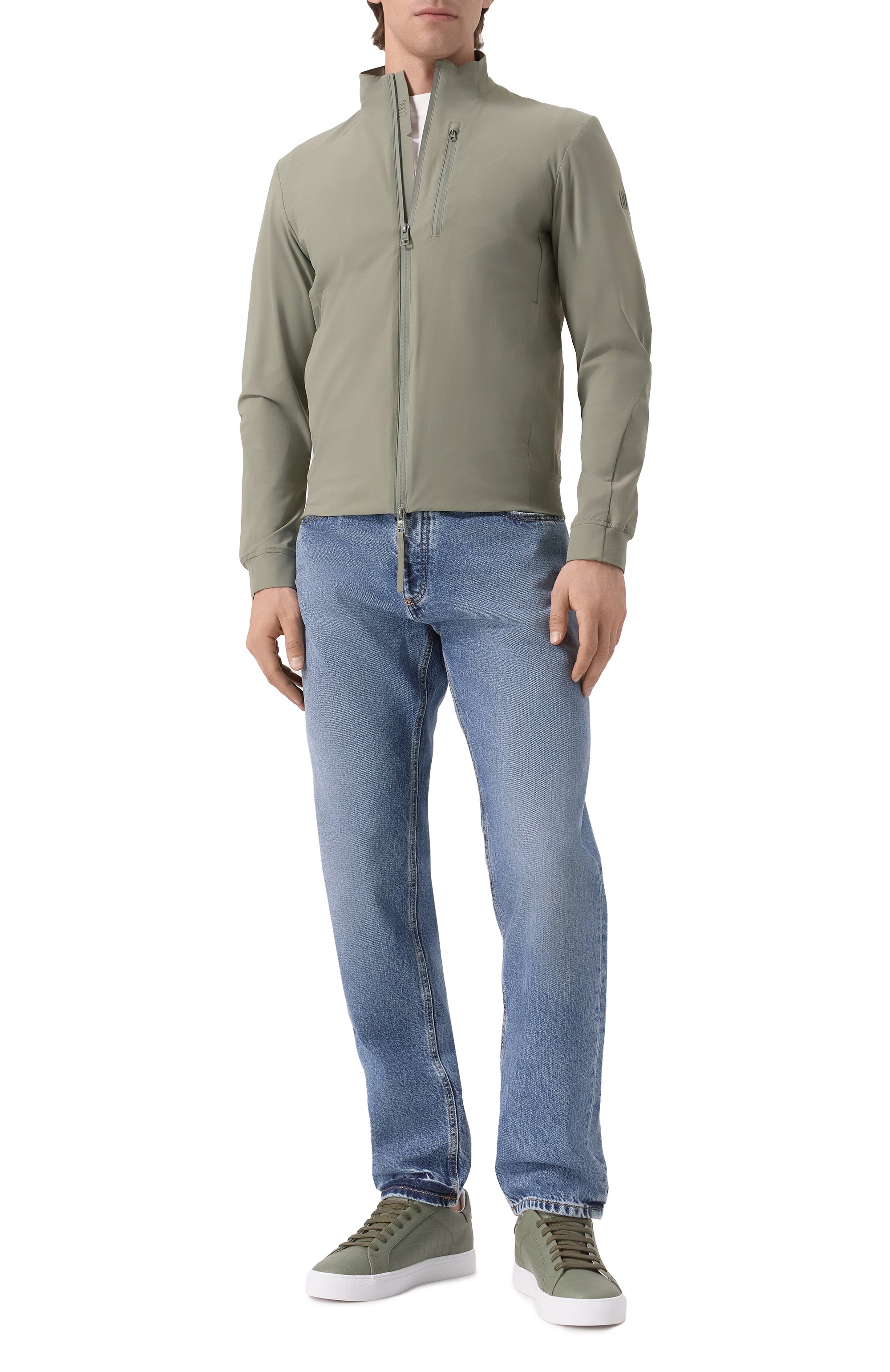 Кожаные кеды essence HIDE AND JACK, арт. EIBKLGRNWHT, фото 2