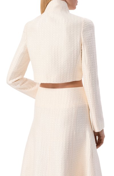 Шелковый жакет ALAIA, арт. AA9V1146W097B, фото 4