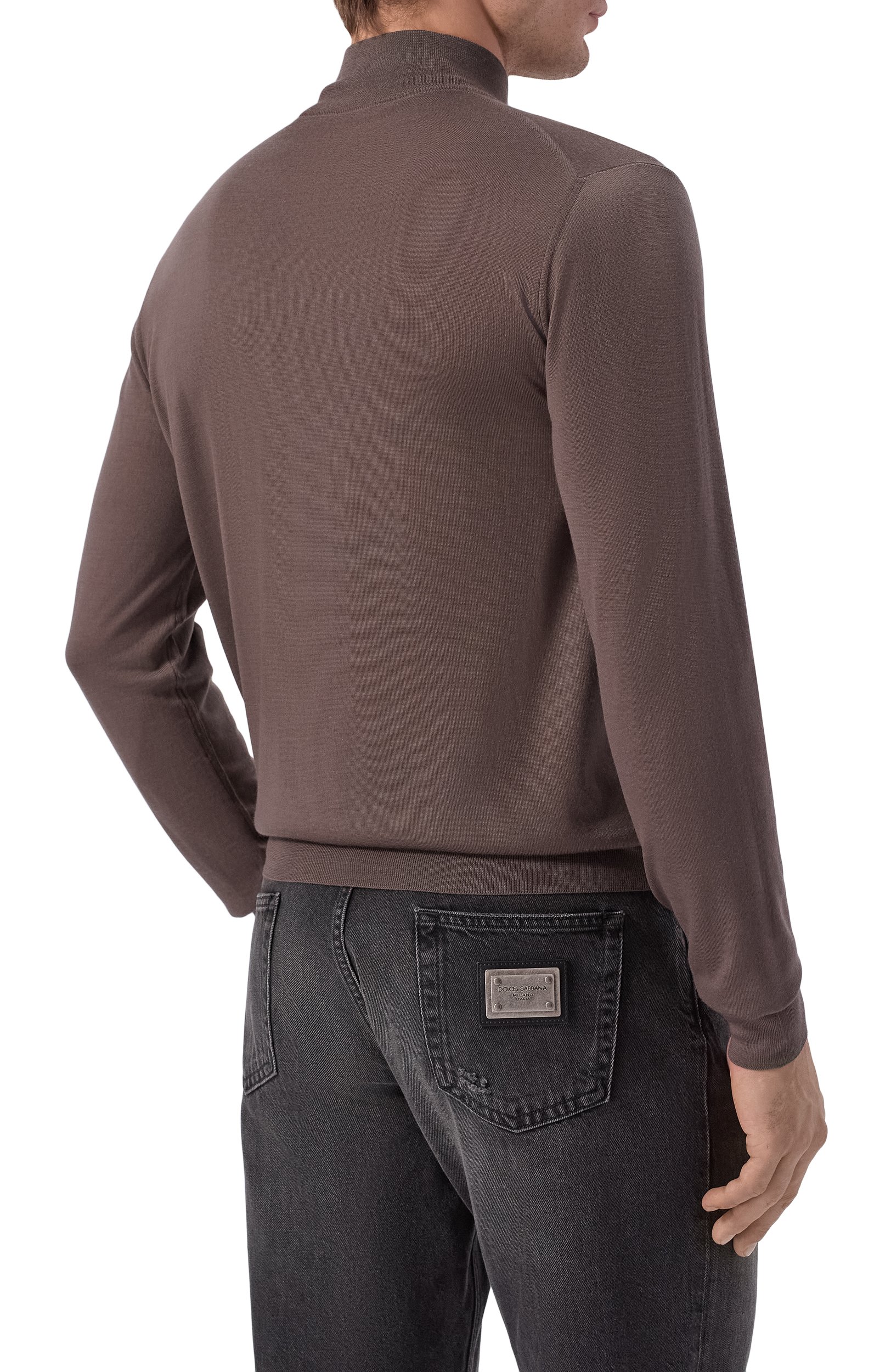 Шерстяная водолазка CORNELIANI темно-бежевого цвета по цене 66850 руб., арт. 28M522/2A25126, фото 4 Шерстяная водолазка CORNELIANI, арт. 28M522/2A25126, фото 4
