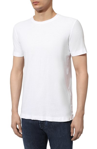 Хлопковая футболка HANNES ROETHER, арт. YA35N-K.200, фото 3