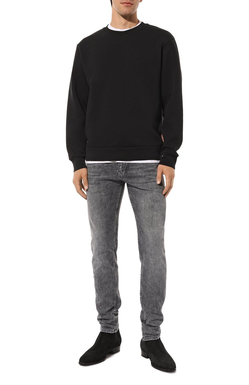 Джинсы BOSS серого цвета по цене 19800 руб., арт. 50496357, фото 2 Джинсы BOSS, арт. 50496357, фото 2