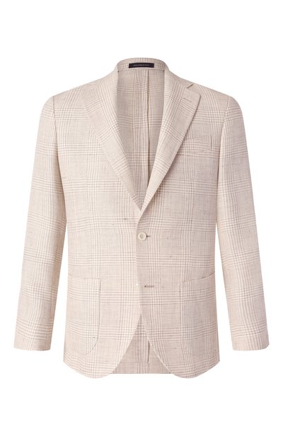 Мужской пиджак изо льна и шерсти SARTORIA LATORRE, арт. EF74/QH0303