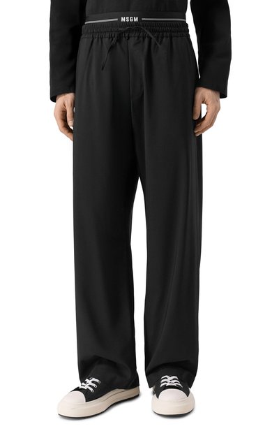 Шерстяные брюки MSGM, арт. 3940MP12/257605, фото 3