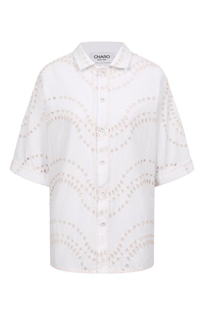Женский рубашка из хлопка и льна CHARO RUIZ IBIZA, арт. 254201