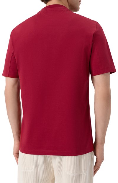Хлопковая футболка BRUNELLO CUCINELLI, арт. M0B131362P, фото 4