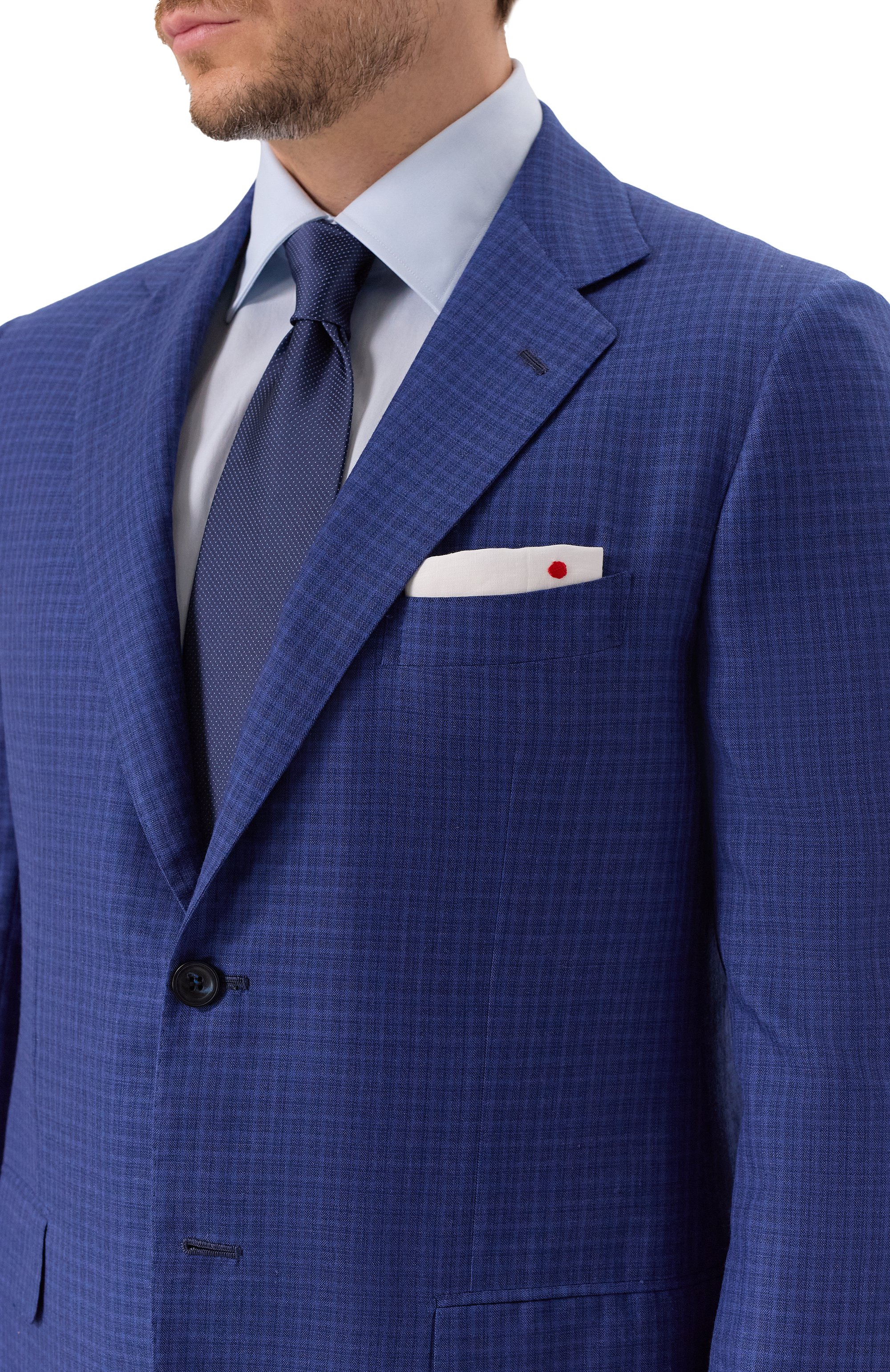 Костюм из смеси кашемира и шелка KITON, арт. UA81K06R00, фото 8