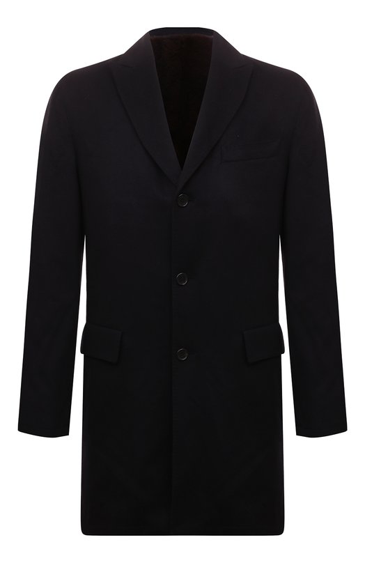 

Кашемировое пальто Kiton, Синий
