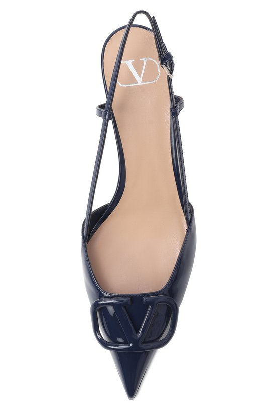 Кожаные туфли Vlogo Signature 40 Valentino 8W2S0Q70/TMK Синий  8W2S0Q70/TMK Фото 6