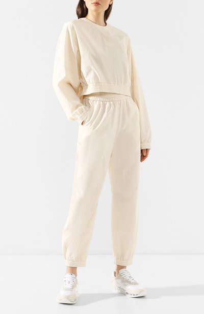 Хлопковые джоггеры NANUSHKA, арт. PLANET_CREME_JAPANESE SHIRTING, фото 2