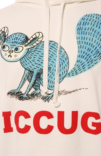 Хлопковое худи GUCCI, арт. 646953 XJDJR, фото 5