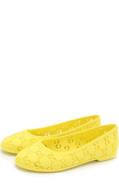 Резиновые балетки с перфорацией GUCCI, арт. 311608/J8700, фото 1