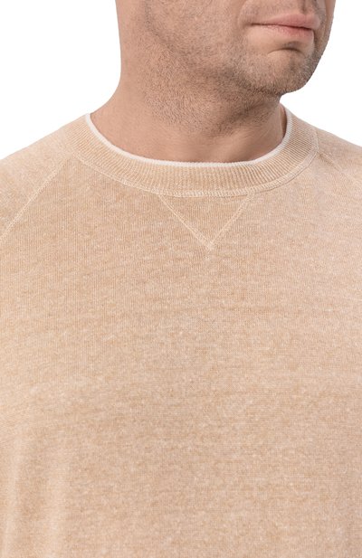 Джемпер изо льна и хлопка KITON, арт. UMK0919, фото 5