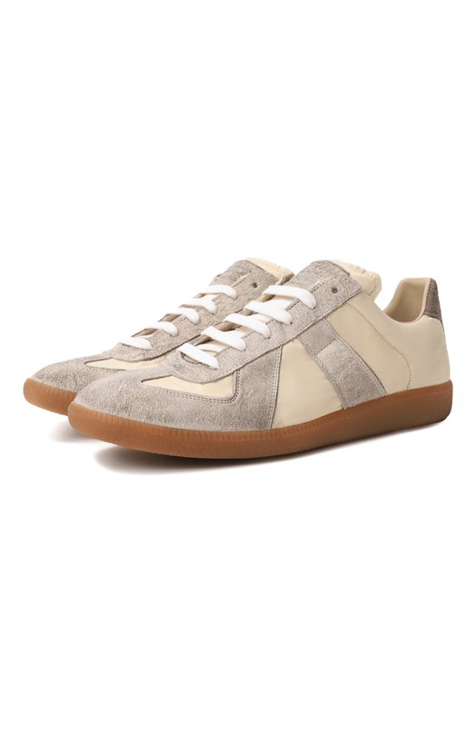 Комбинированные кеды Replica Maison Margiela S57WS0513/P8170 Кремовый S57WS0513/P8170